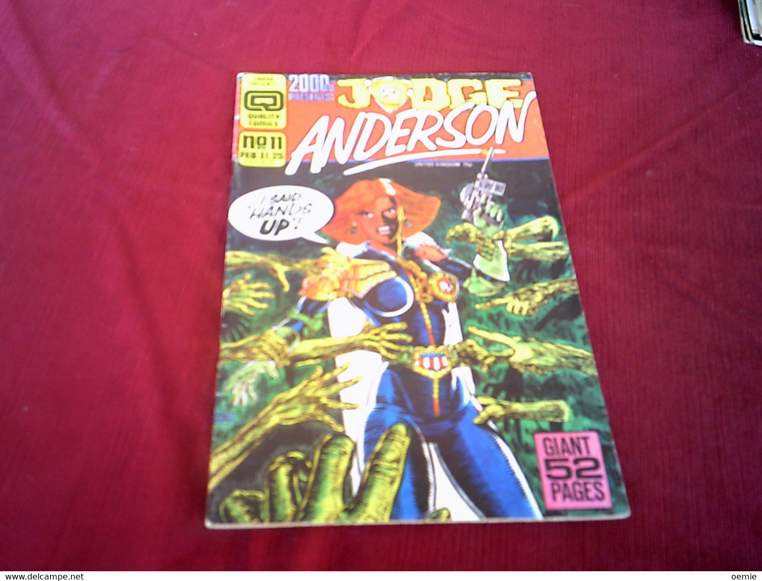 JUDGE ANDERSON  N° 11    1986 - Autres Éditeurs