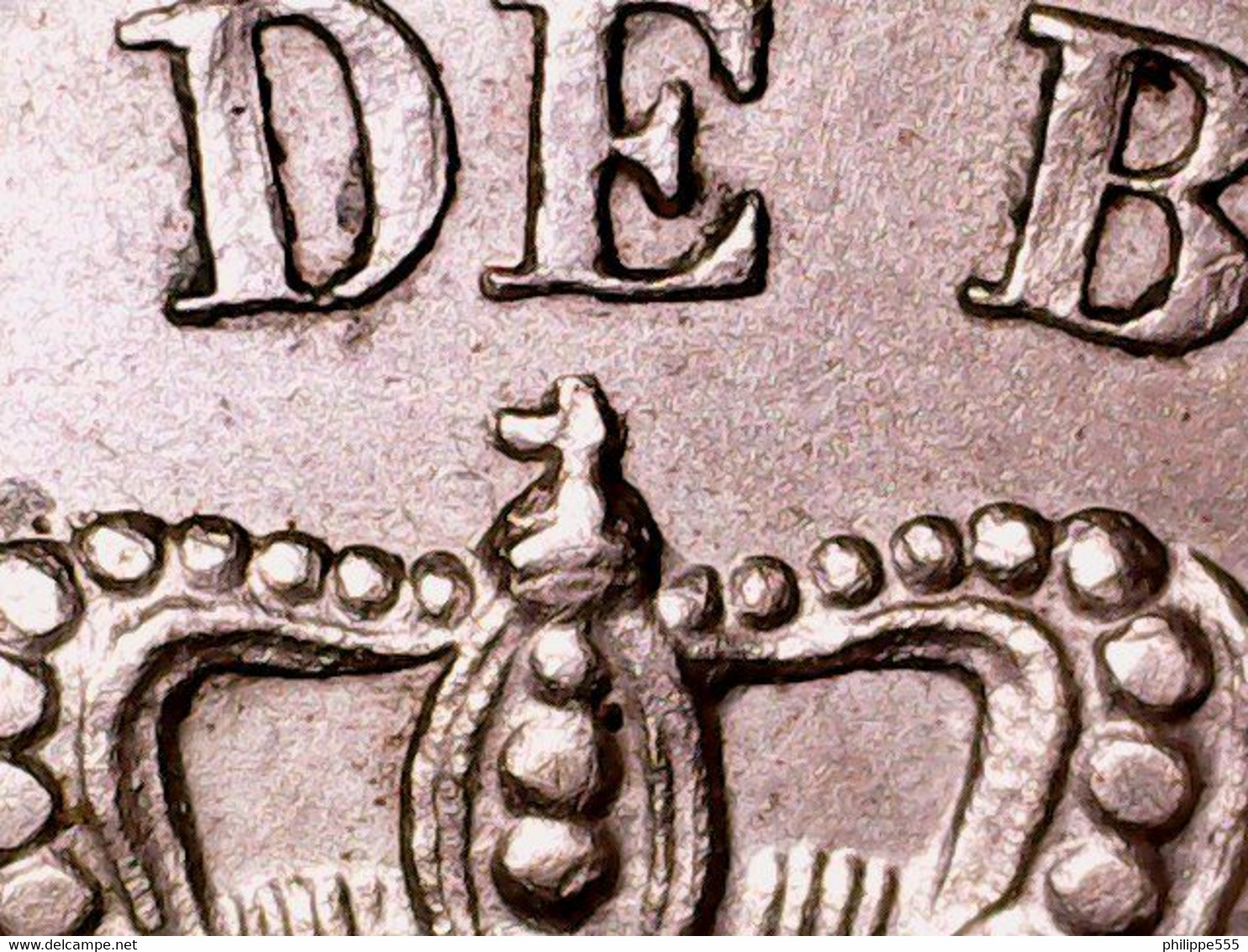 1 Frank 1830/1880 Met Onvolledig Kruisje - Prachtig - 1 Franc