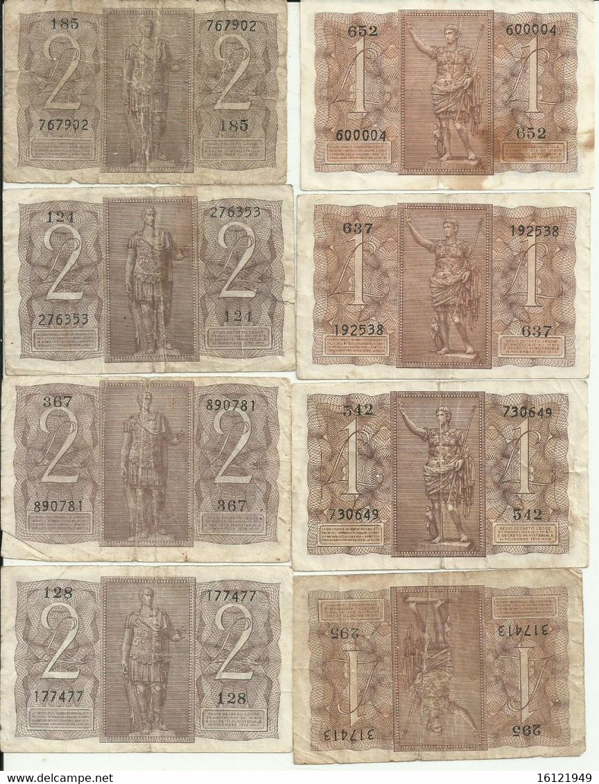 Z189 - BLOCCO DI 4 COPIE - Italia – 1 Lira