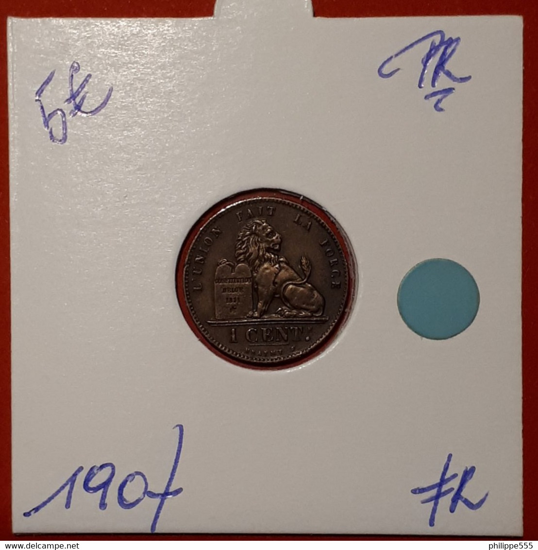 1 Centimes 1907 Frans - Prachtig - 1 Cent