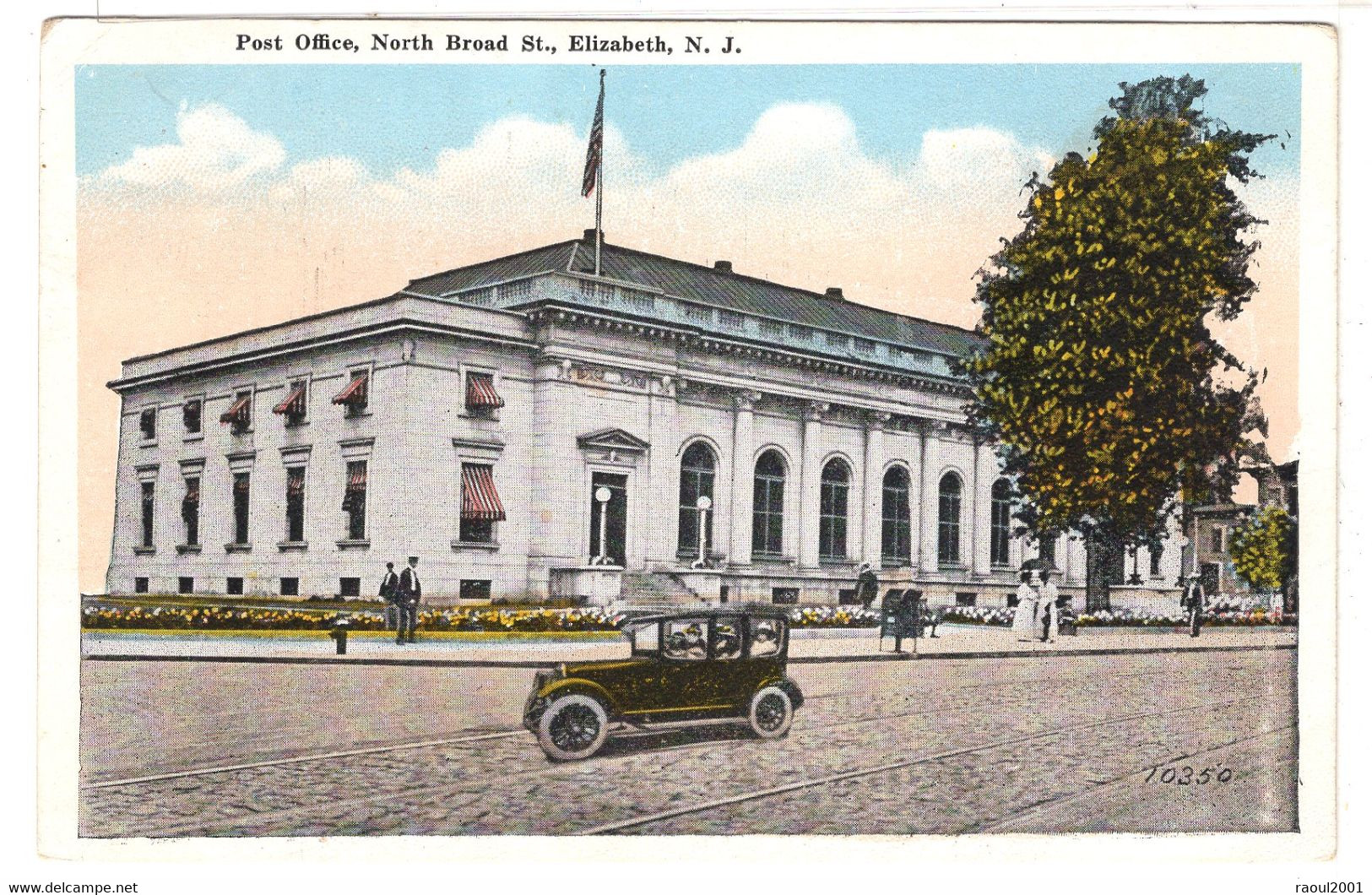 Autos Voitures Automobiles Cars Car Tacot - New Jersey - Post Office - North Road St. - ELIZABETH - Elizabeth