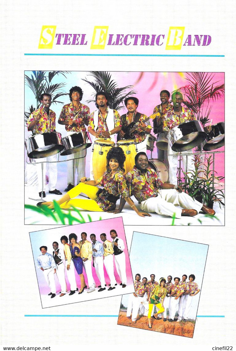 Cartes Et Feuillets Publicitaires De LADY DOROTHY Et Du Groupe STEEL ELECTRIC BAND, Musiciens Néerlandais - Foto