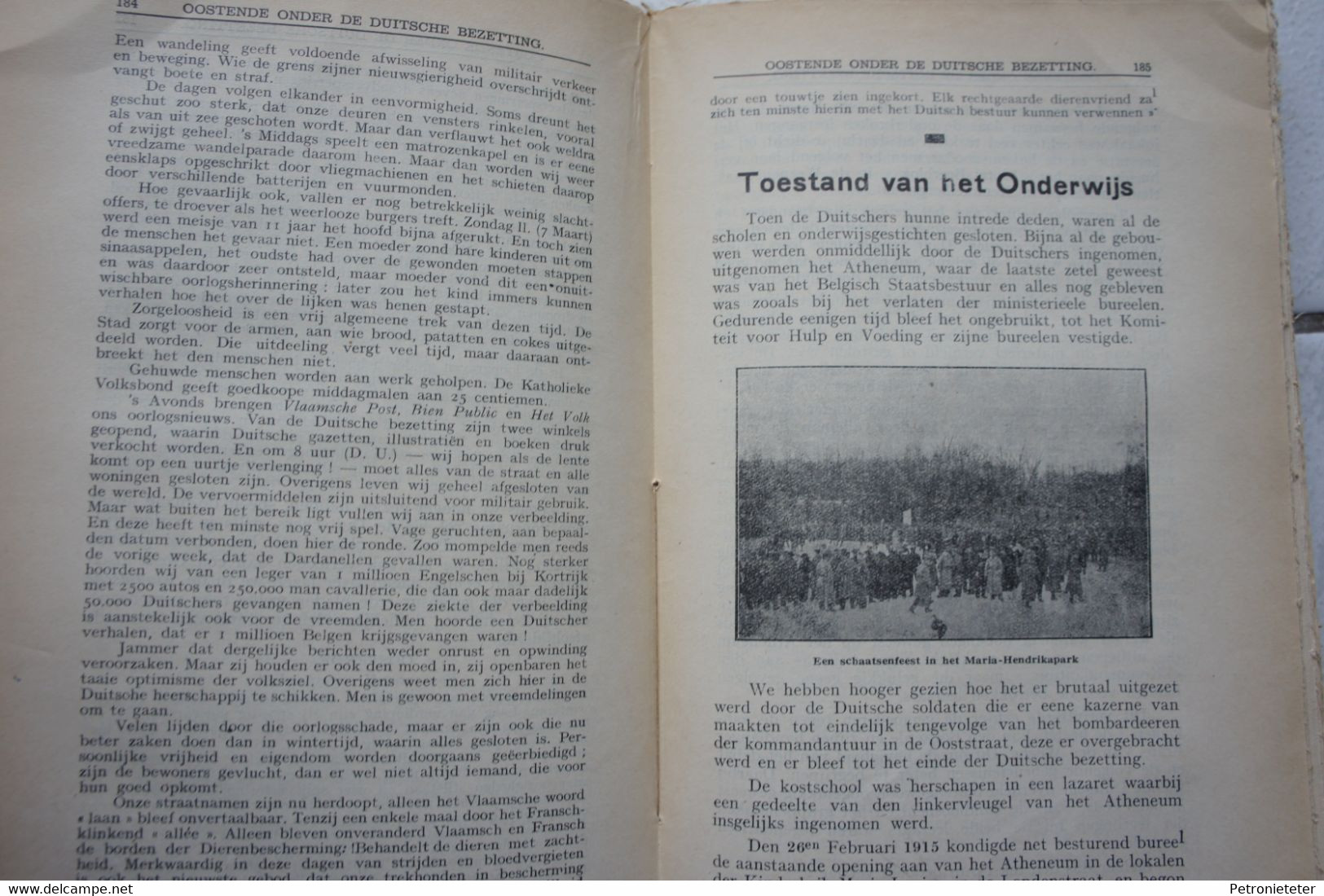 Boek OOSTENDE 1914-18 Oostende Onder De Duitse Bezetting Kust - Guerra 1914-18