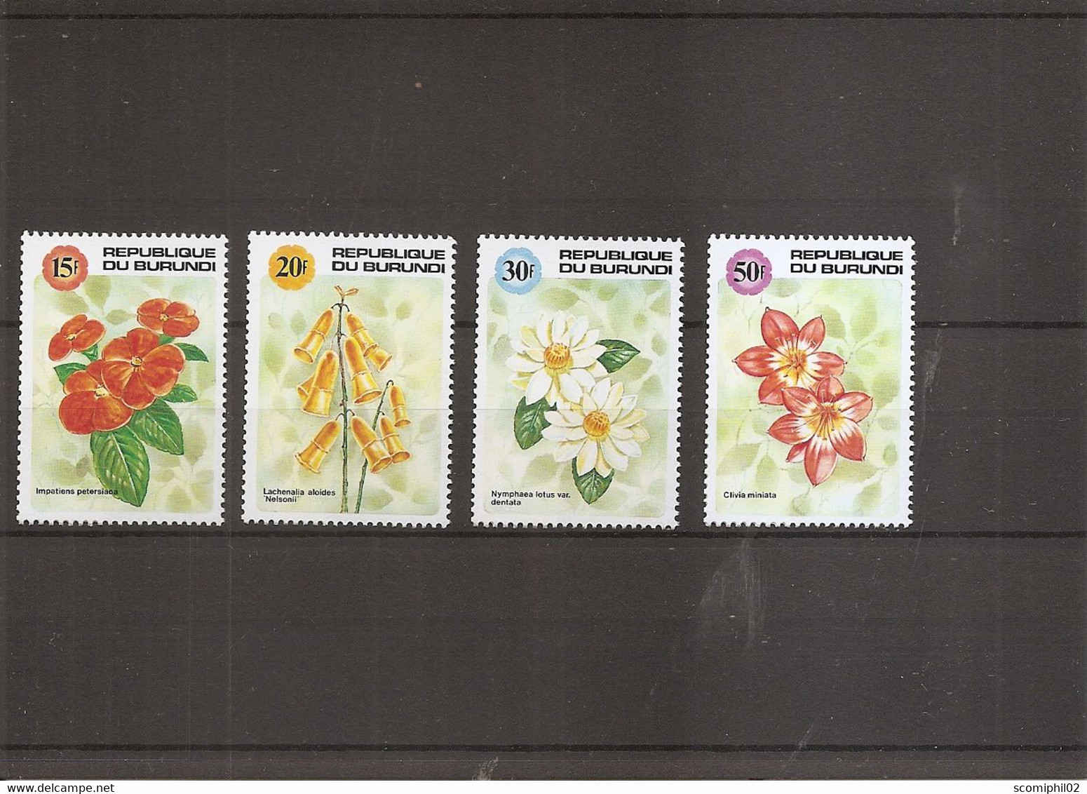 Burundi - Fleurs ( 982/985 XXX -MNH ) - Unused Stamps