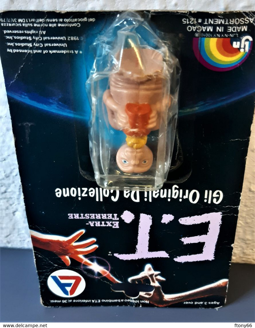 E.T. Extra Terrestre - Vintage PVC Figure LJN/Ales 1982 Nuovo Blisterato [LEGGI] - Andere & Zonder Classificatie