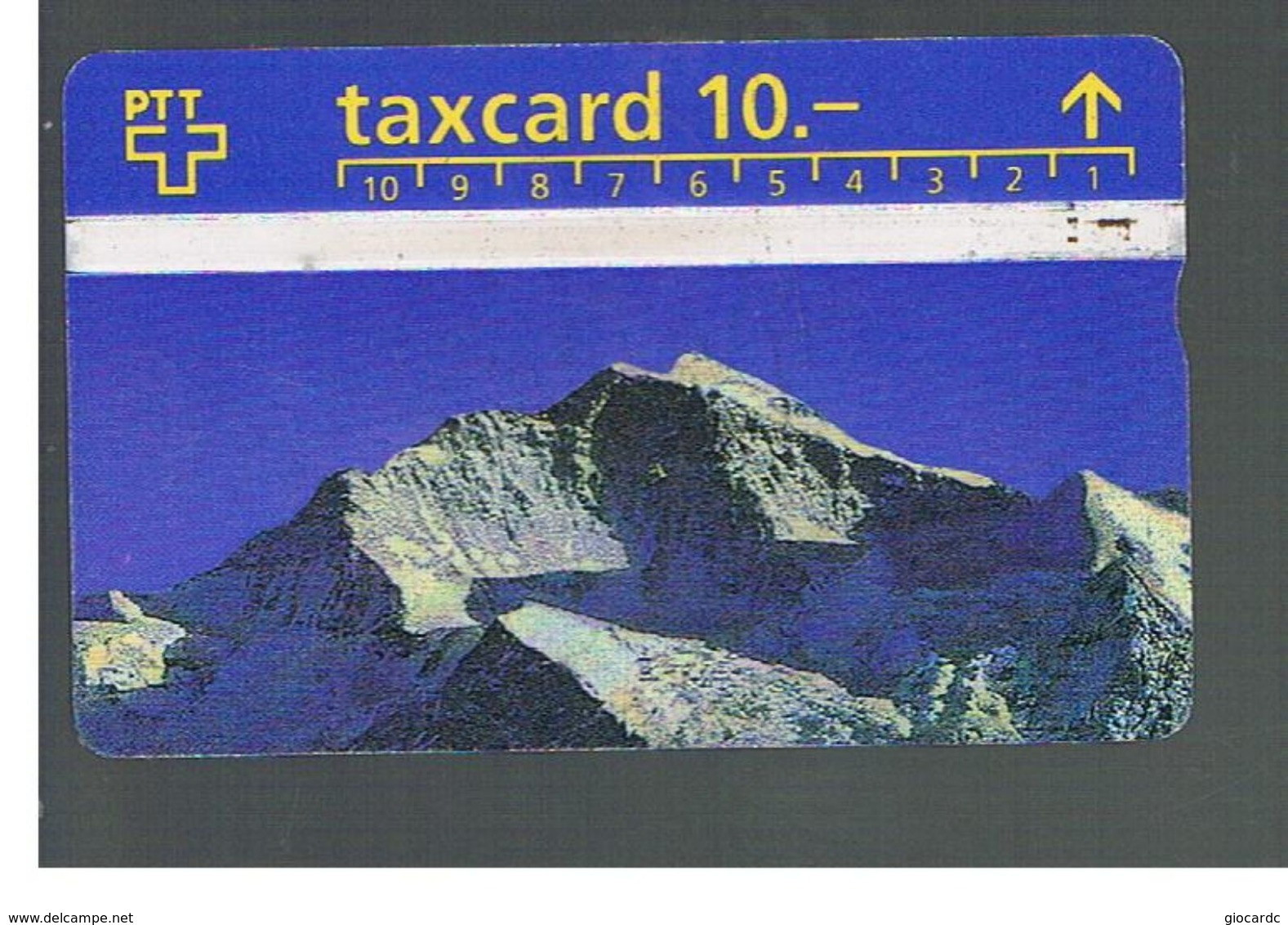 SVIZZERA (SWITZERLAND) - 1993 JUNGFRAU MOUNT   - USED - RIF. 10048 - Montagne