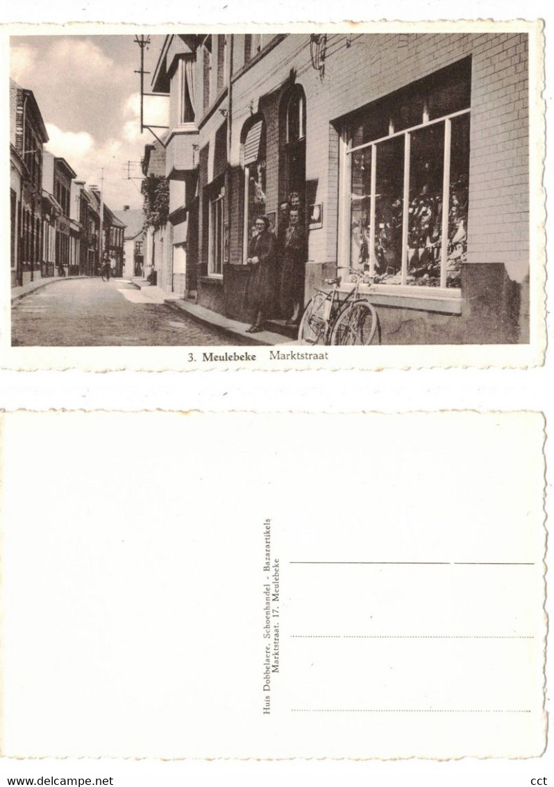 Meulebeke   Marktstraat   (zicht Op Uitgever: Huis Dobbelaere) - Meulebeke