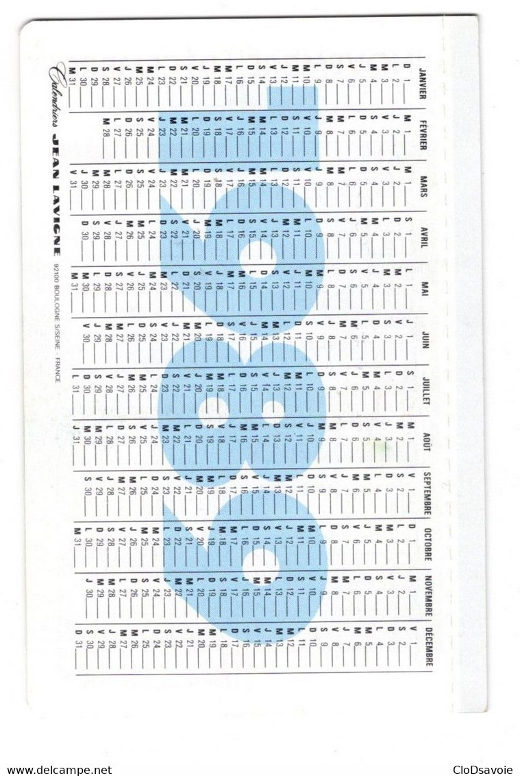 PETIT AGENDA DE POCHE PUBLICITAIRE 1989.creation CURCI PARIS LYON CHAMPIGNY - Altri & Non Classificati