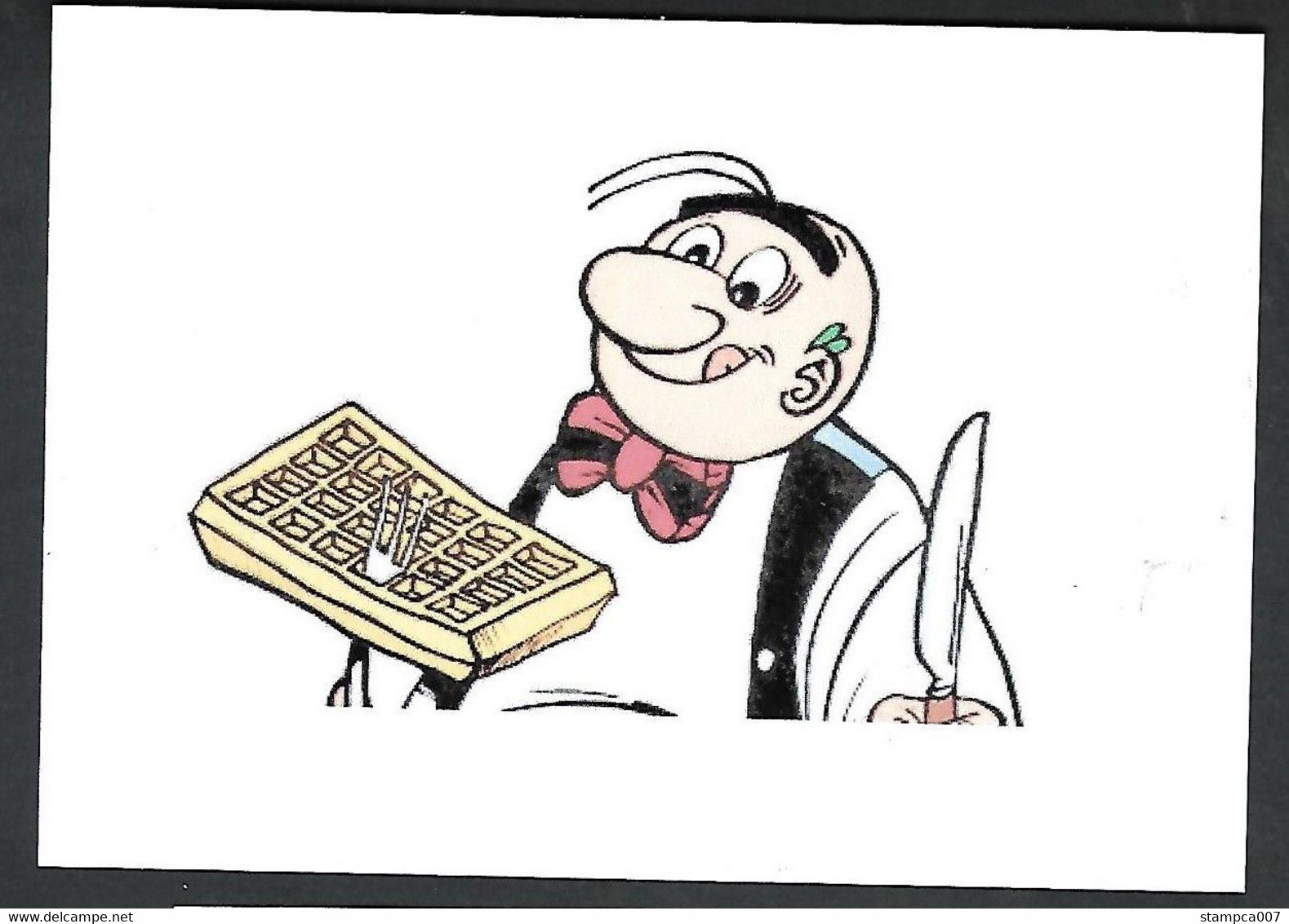 Carte Blanco Vierge Kaart Nero Marc Sleen Strip BD Comic Cartoon Wafel Gaufre Waffle - Unclassified