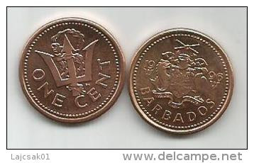 Barbados 1 Cent 1996. High Grade - Barbados (Barbuda)