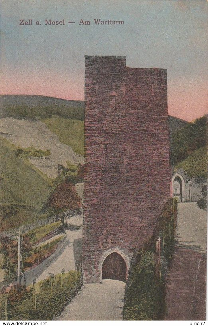 AK Zell A. Mosel - Am Wartturm - Ca. 1920 (61413) - Zell