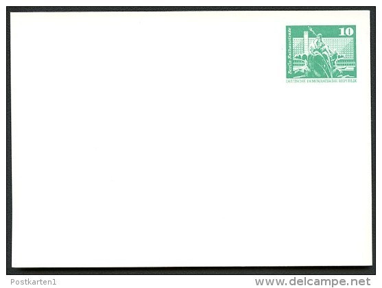 DDR PP16 A1/001 Privat-Postkarte BLANKO 1975 - Cartes Postales Privées - Neuves
