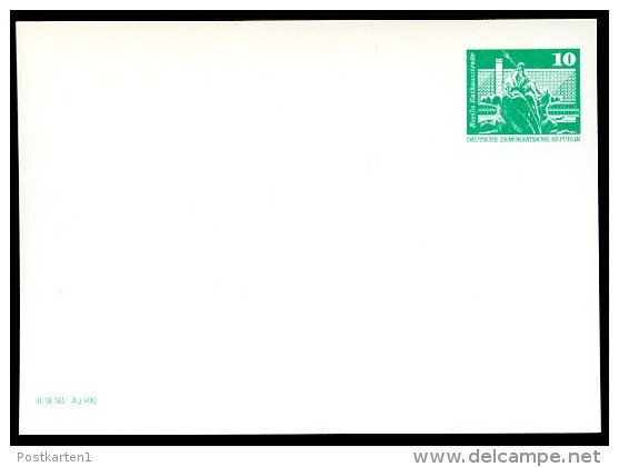 DDR PP16 A2/001 Privat-Postkarte BLANKO DRUCKVERMERK 1975 - Privé Postkaarten - Ongebruikt