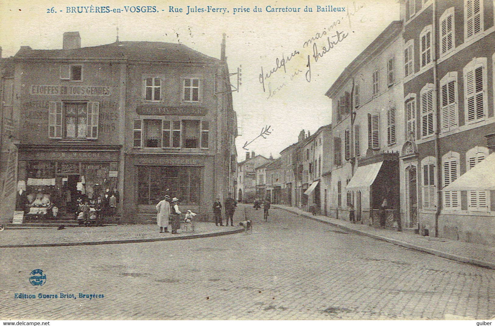 88 Bruyeres Des Vosges Rue Jules Ferry  N° 26 - Bruyeres
