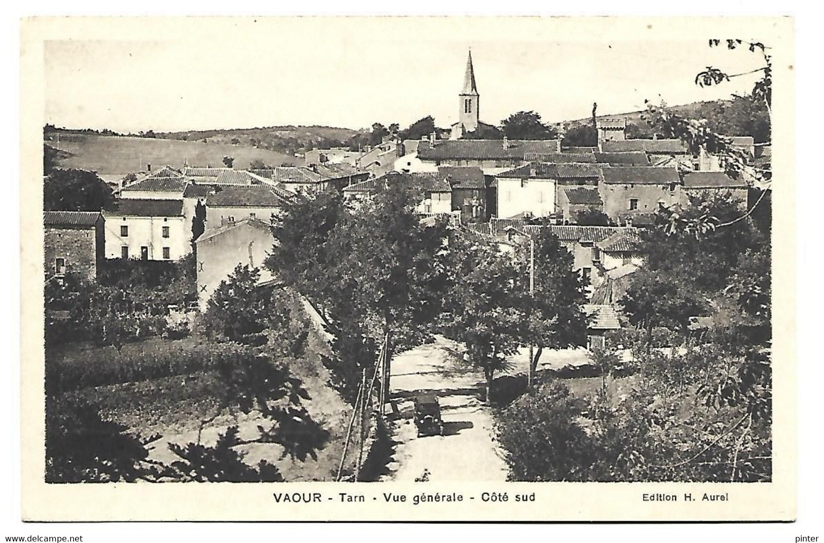 VAOUR - Vue Générale - Côté Sud - Vaour