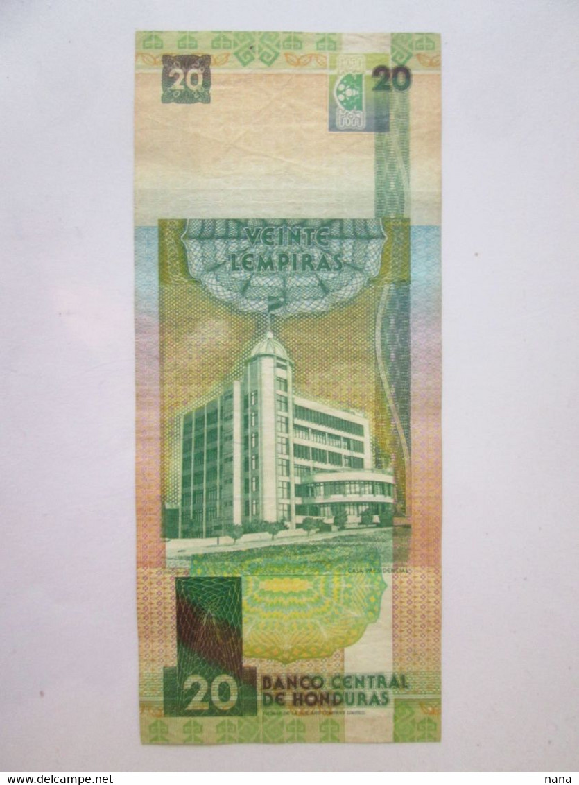 Rare Year-Honduras 20 Lempiras 1994 Banknote,see Pictures - Honduras