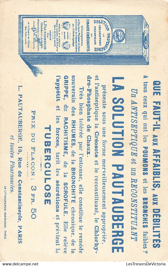 CPA Général Pau - Commandant En Chef De L'armée D'alsace - Publicité La Solution Pautauberge Tuberculose - Personnages