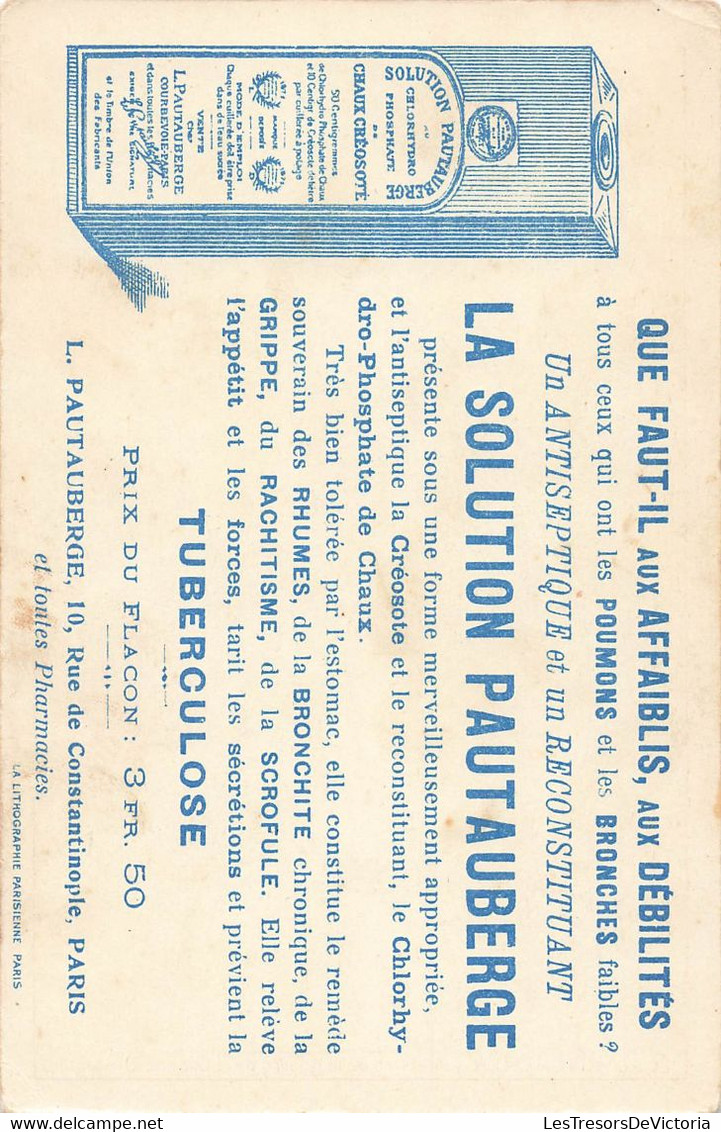 CPA Lord Kitchener - Ministre De La Guerre De La Grande Bretagne - Publicité La Solution Pautauberge Tuberculose - Personnages