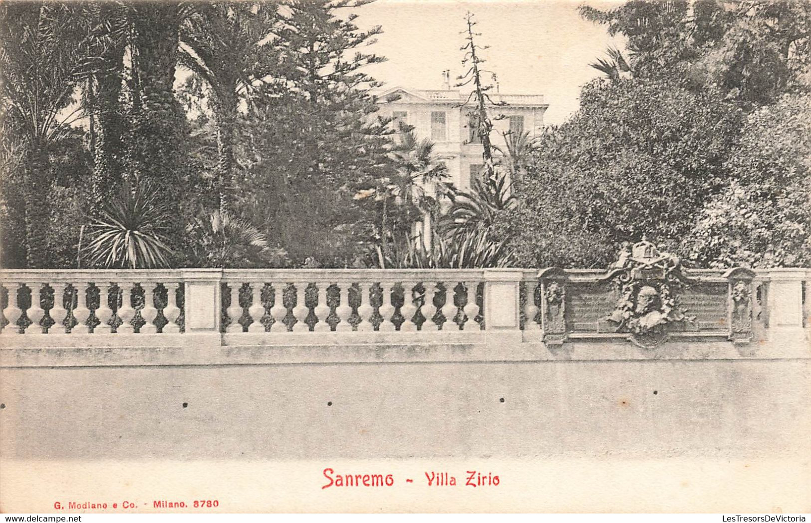 CPA Sanremo - Villa Zirio - Imperia