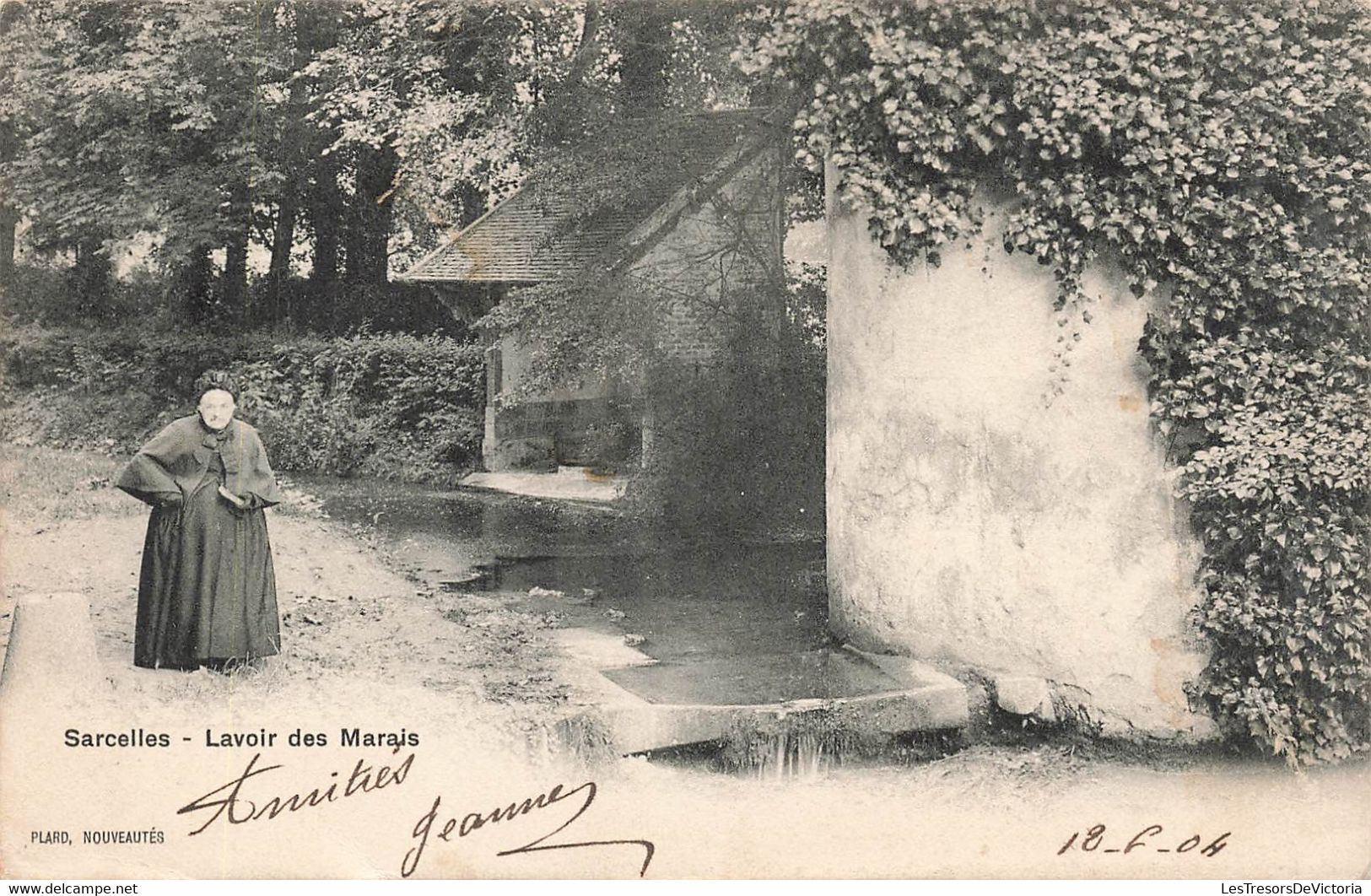 CPA Sarcelles - Lavoir Des Marais - Dos Simple - Plard Nouveautés - Sarcelles