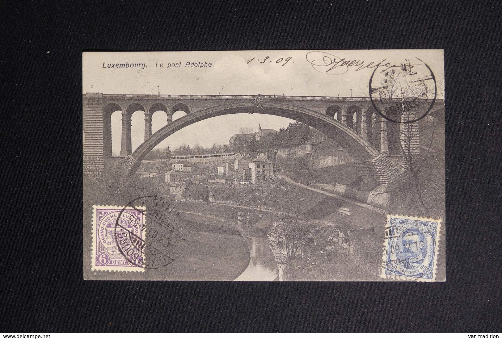 LUXEMBOURG - Affr. Luxembourg Sur Carte Postale Pour Peking Chine En 1909  - L 131470 - 1906 Wilhelm IV.