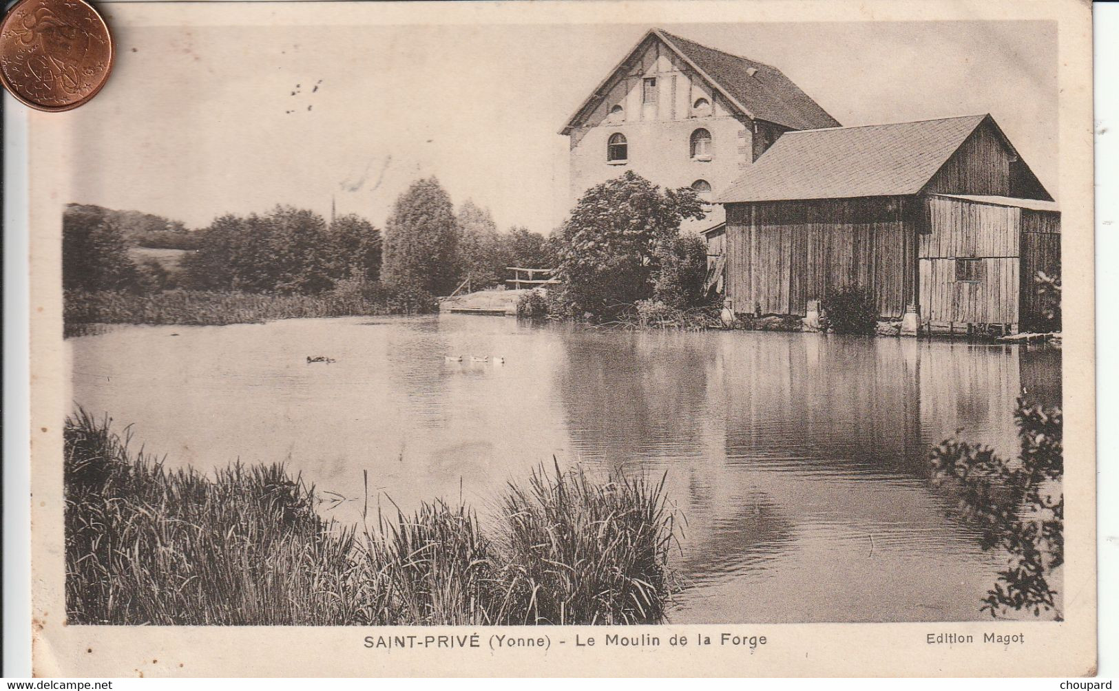 89 - Carte Postale Ancienne De SAINT PRIVE  Le Moulin De La Forge - Sonstige & Ohne Zuordnung