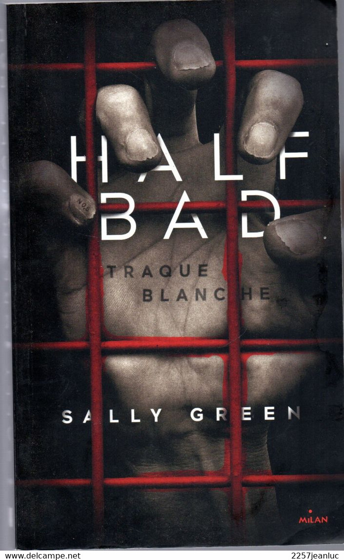 Rare Lot De 3 Romans - Half Bad Sally Green - Quête Noire * Traque Blanche Et Nuit Rouge Editions Milan 2015 + Cadeau - Roman Noir