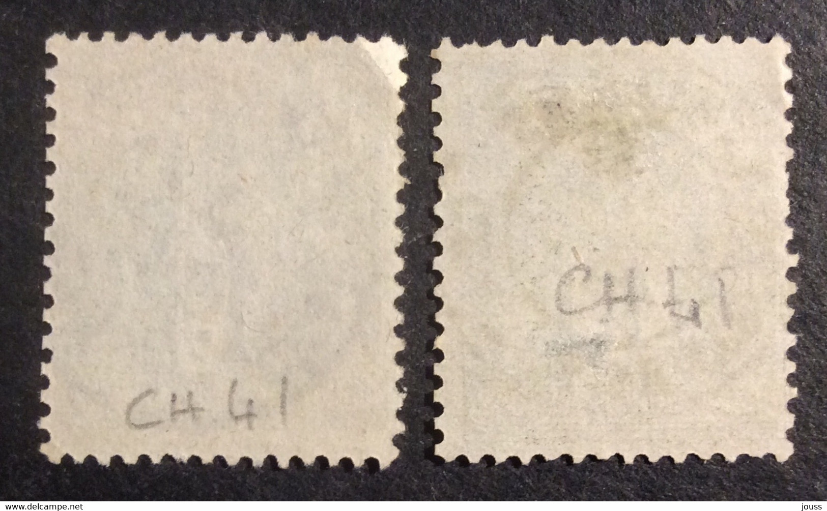 CH41 Chargements Nice + Chargement St Étienne Lot 2 Sage 1F Olive Clair 82 - 1876-1898 Sage (Type II)