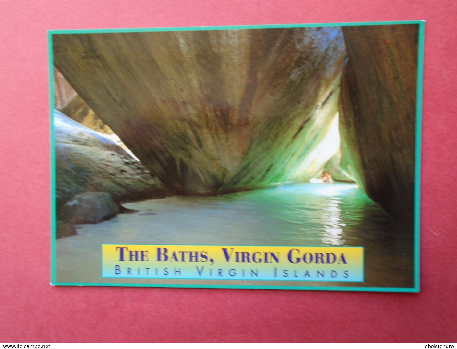 CPM  THE BATHS VIRGIN GORDA BRITISH VIRGIN ISLANDS    NON VOYAGEE - Vierges (Iles), Britann.