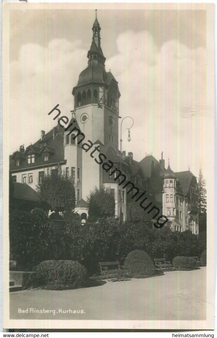 Swieradow-Zdroj - Bad Flinsberg - Kurhaus - Verlag Robert Hügel Berlin - Foto-AK Ca. 1930 - Schlesien