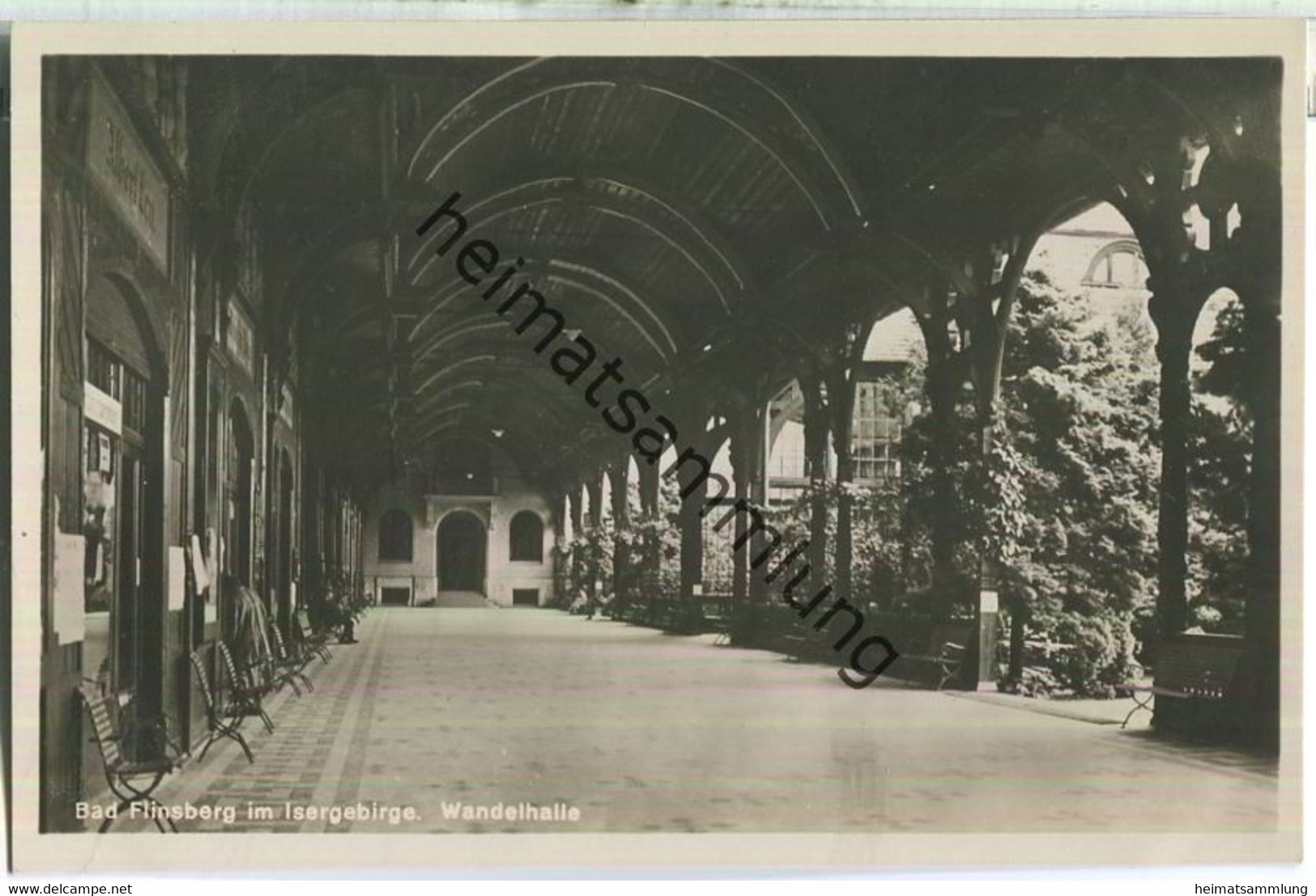 Swieradow-Zdroj - Bad Flinsberg - Wandelhalle - Verlag Alfred Männich Hirschberg - Foto-AK Ca. 1930 - Schlesien