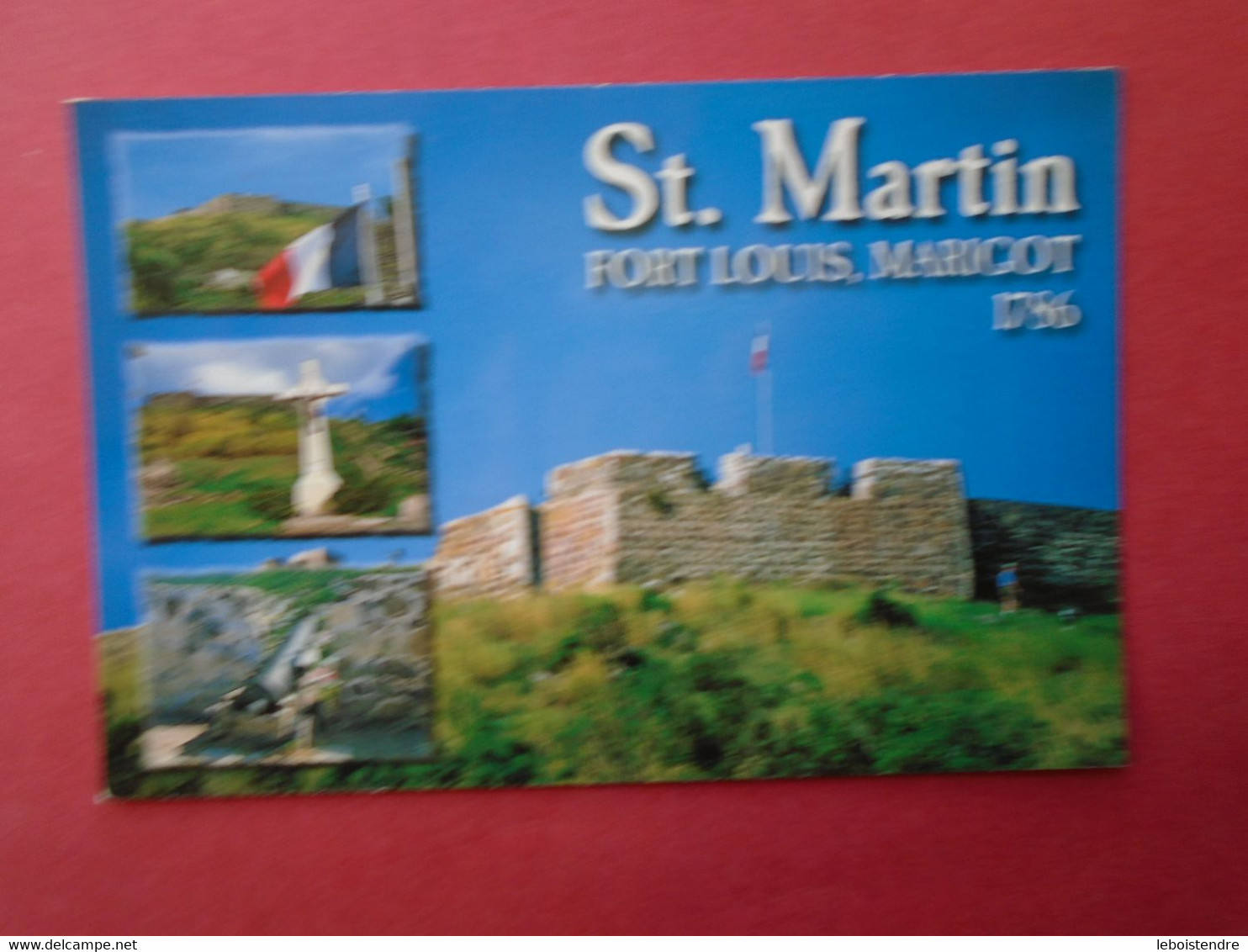 CPM  SAINT ST MARTIN FORT LOUIS MARIGOT     NON VOYAGEE - Saint Martin