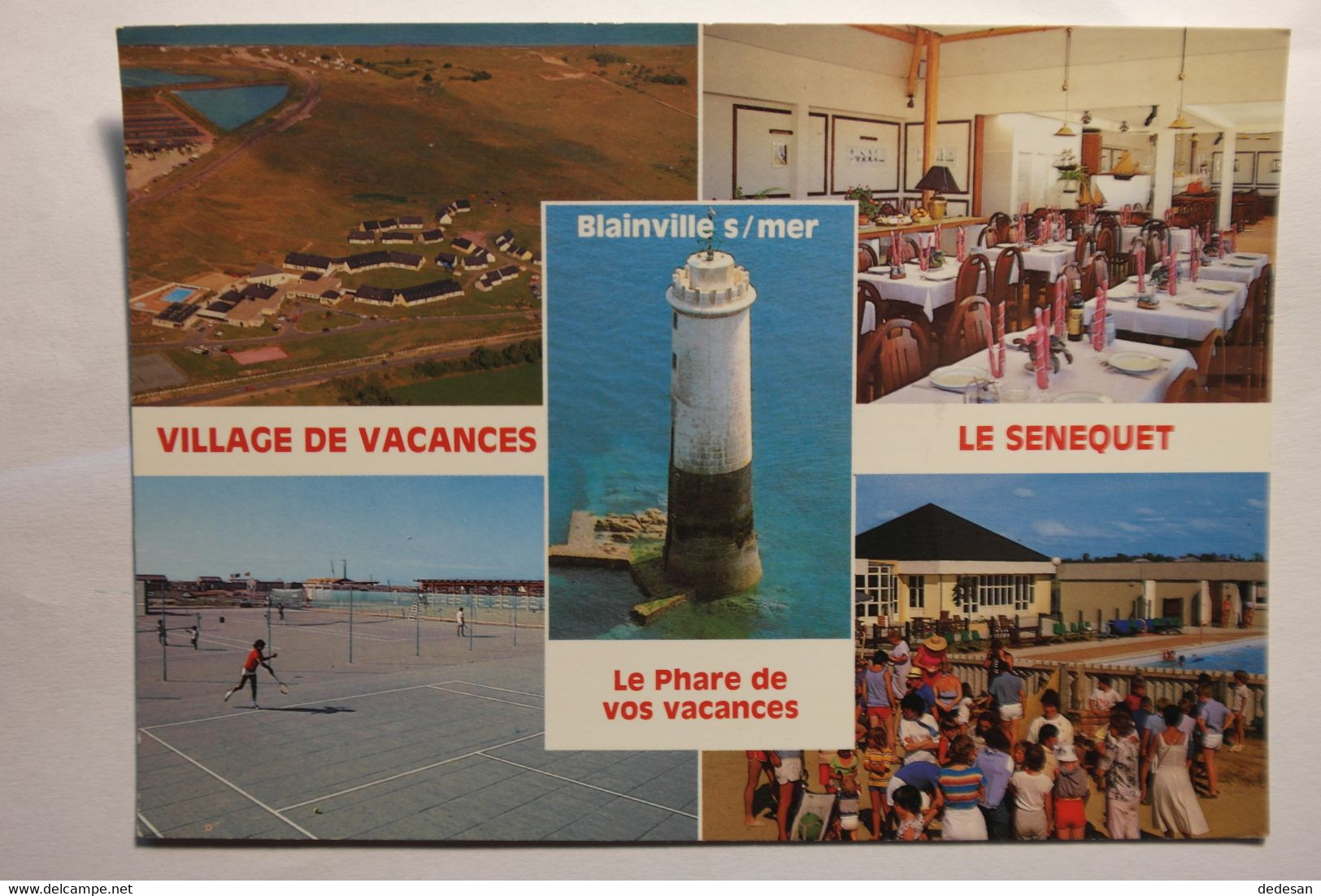Cpsm Grand Format Blainville S/ Mer Village De Vacances Le Senequet - NOU77 - Blainville Sur Mer