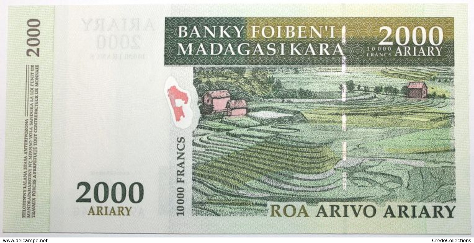 Madagascar - 2000 Ariary - 2003 - PICK 83 - NEUF - Madagascar