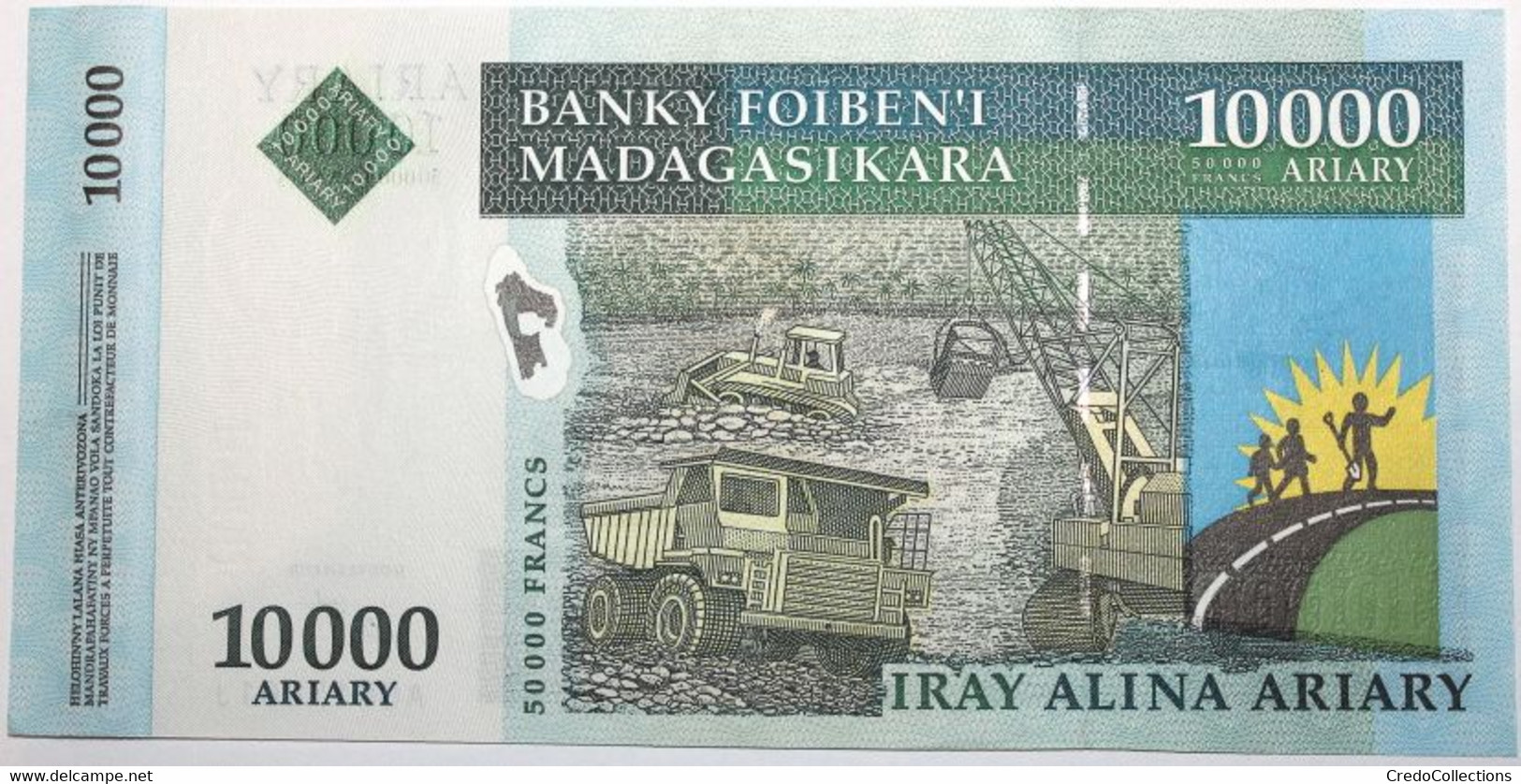 Madagascar - 10000 Ariary - 2003 - PICK 85 - NEUF - Madagascar