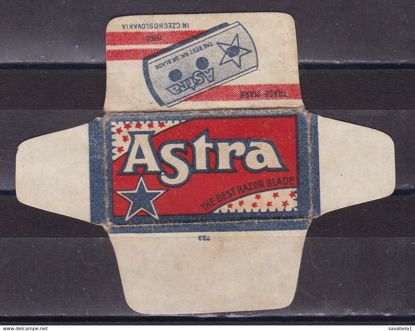 Razor Blades Old Vintage Cover Only Astra Czechoslovakia - Lames De Rasoir