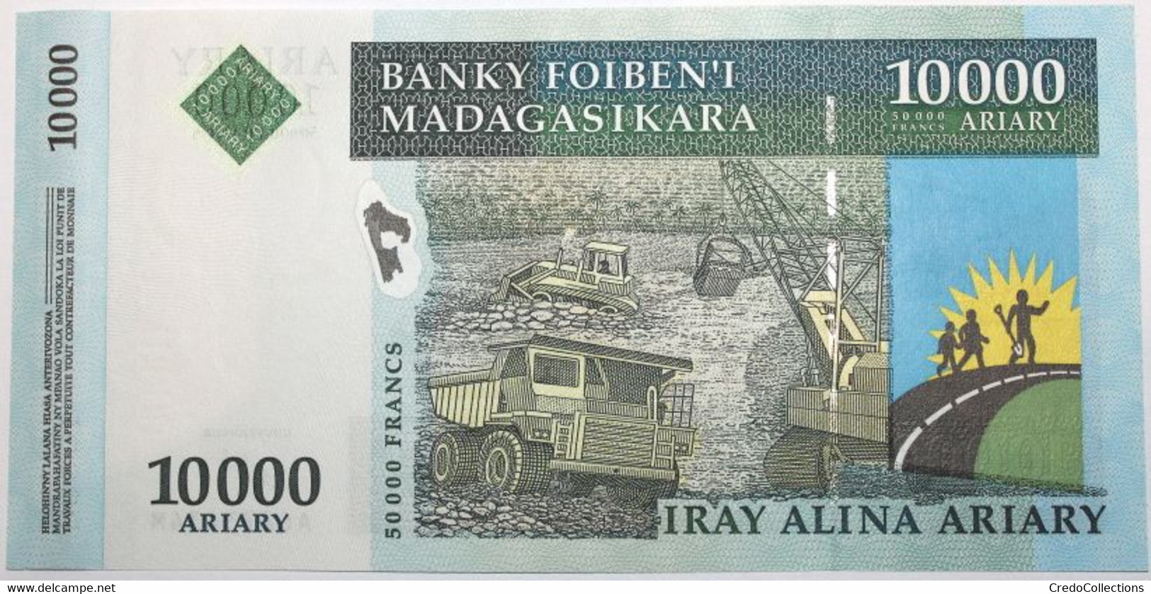 Madagascar - 10000 Ariary - 2003 - PICK 85 - NEUF - Madagascar