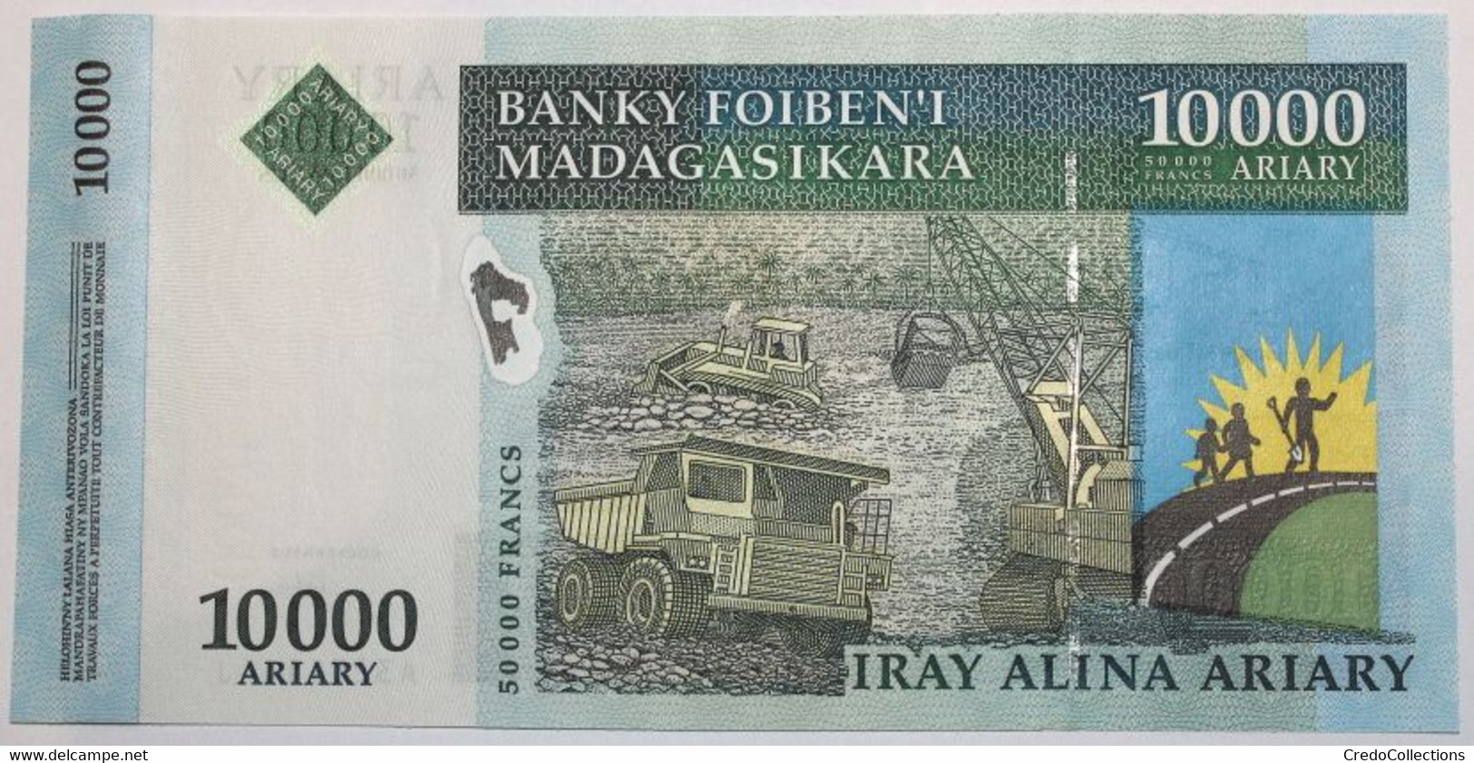 Madagascar - 10000 Ariary - 2003 - PICK 85 - NEUF - Madagascar