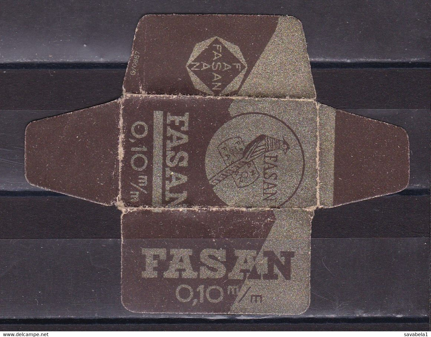 Razor Blades Old Vintage Cover Only Fasan - Lames De Rasoir
