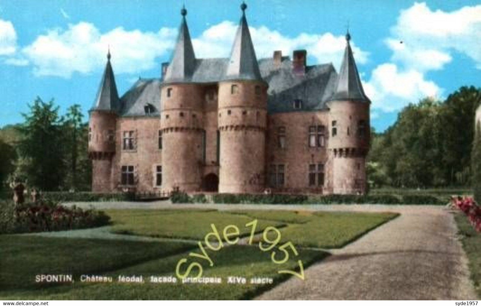 SPONTIN Château Féodal Façade Principale XIVème Siècle - Yvoir