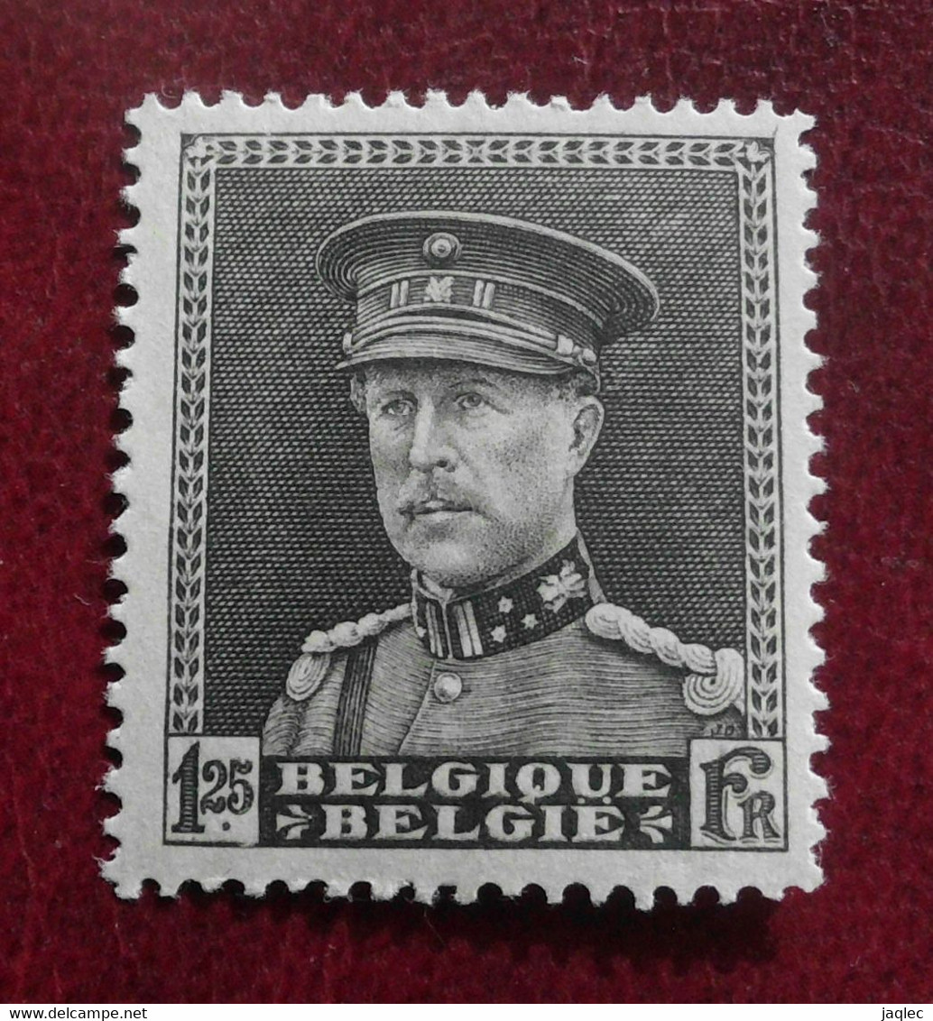 1931 : Cob 318** : "Albert En Casquette"   (sans  Charnière D49 ) Voir Verso - Unused Stamps