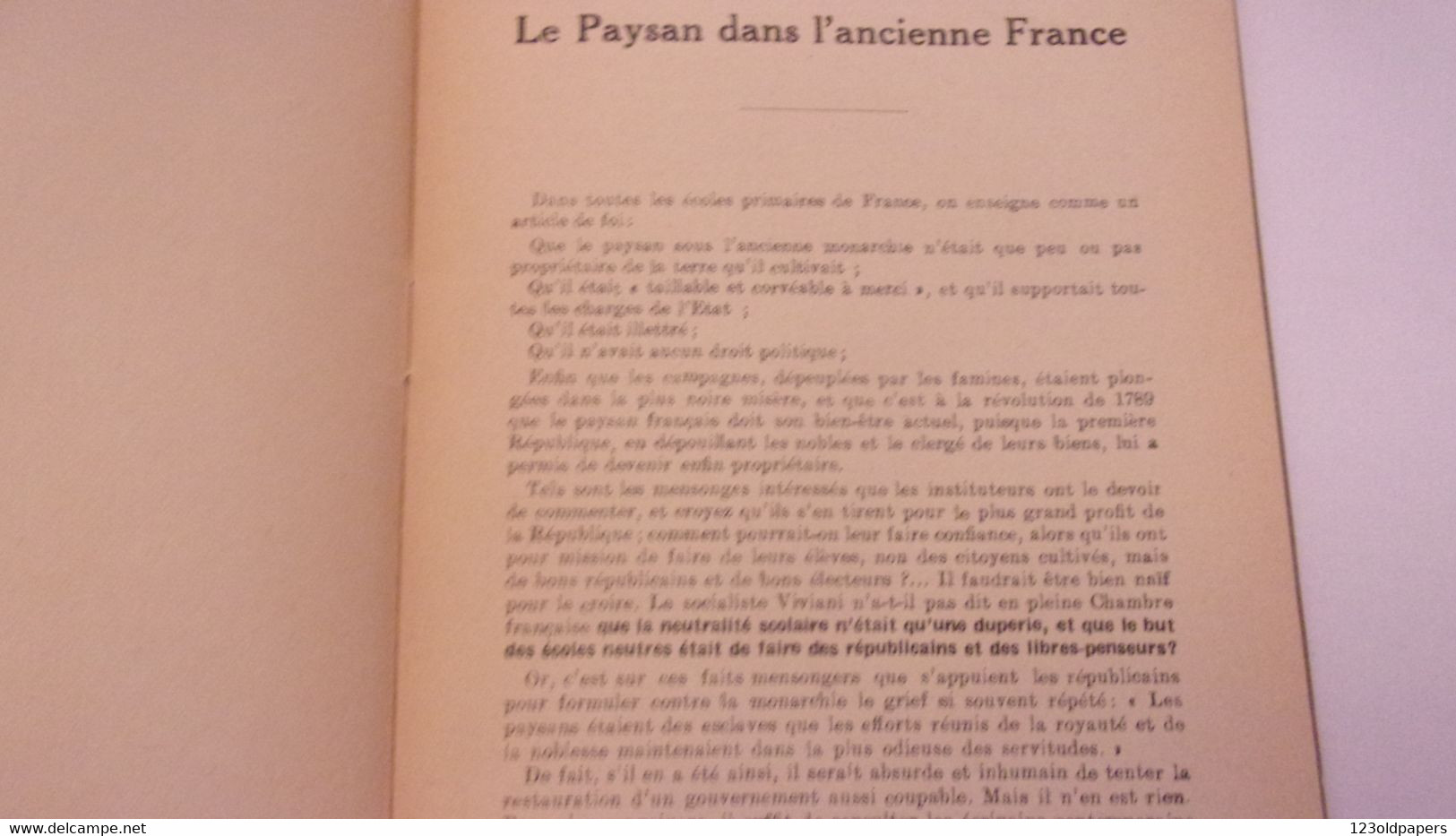 LIMOUSIN LISSAC Roger, Le Paysan Dans L’Ancienne France Limoges, Éditions De L’action Française Agricole Limousine, 1931 - Limousin