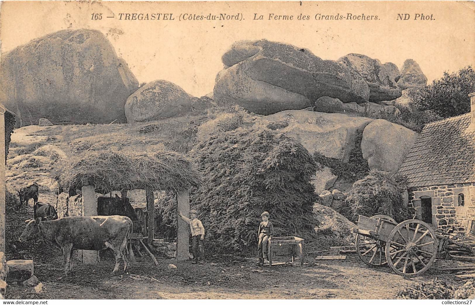 22-TREGASTEL- CÔTES DU NORD- LA FERME DES GRANDS-ROCHERS - Trégastel