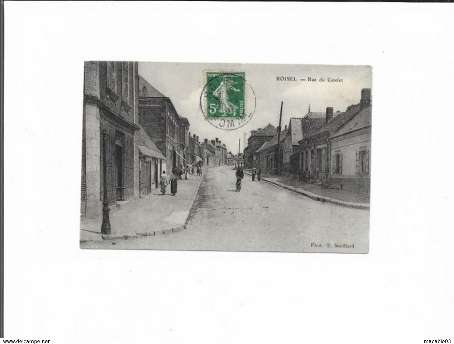 80  Somme  :  Roisel   Rue Du Catelet    Réf 9448 - Roisel