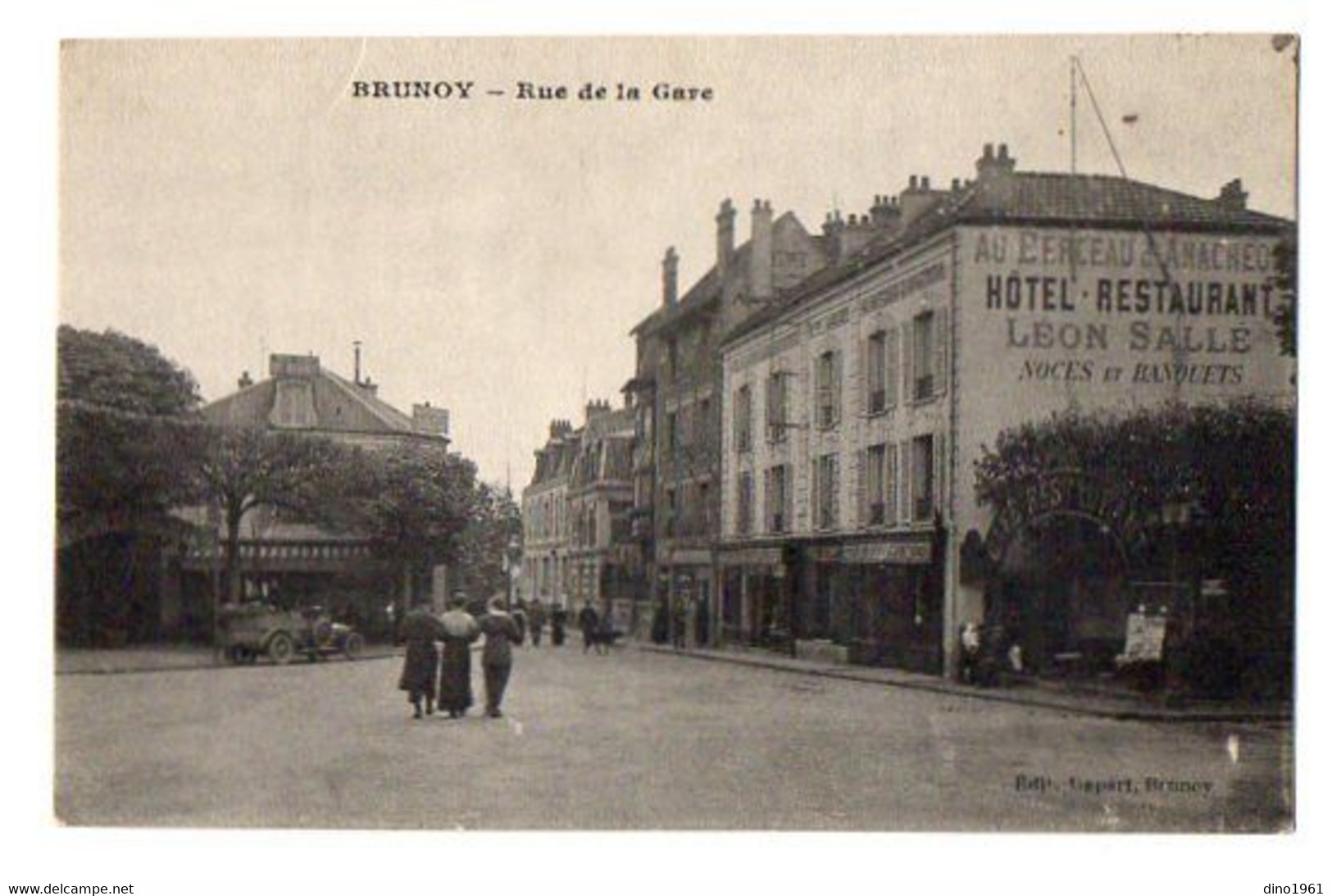 CPA 3277 - 91 / BRUNOY / Rue De La Gare - Brunoy