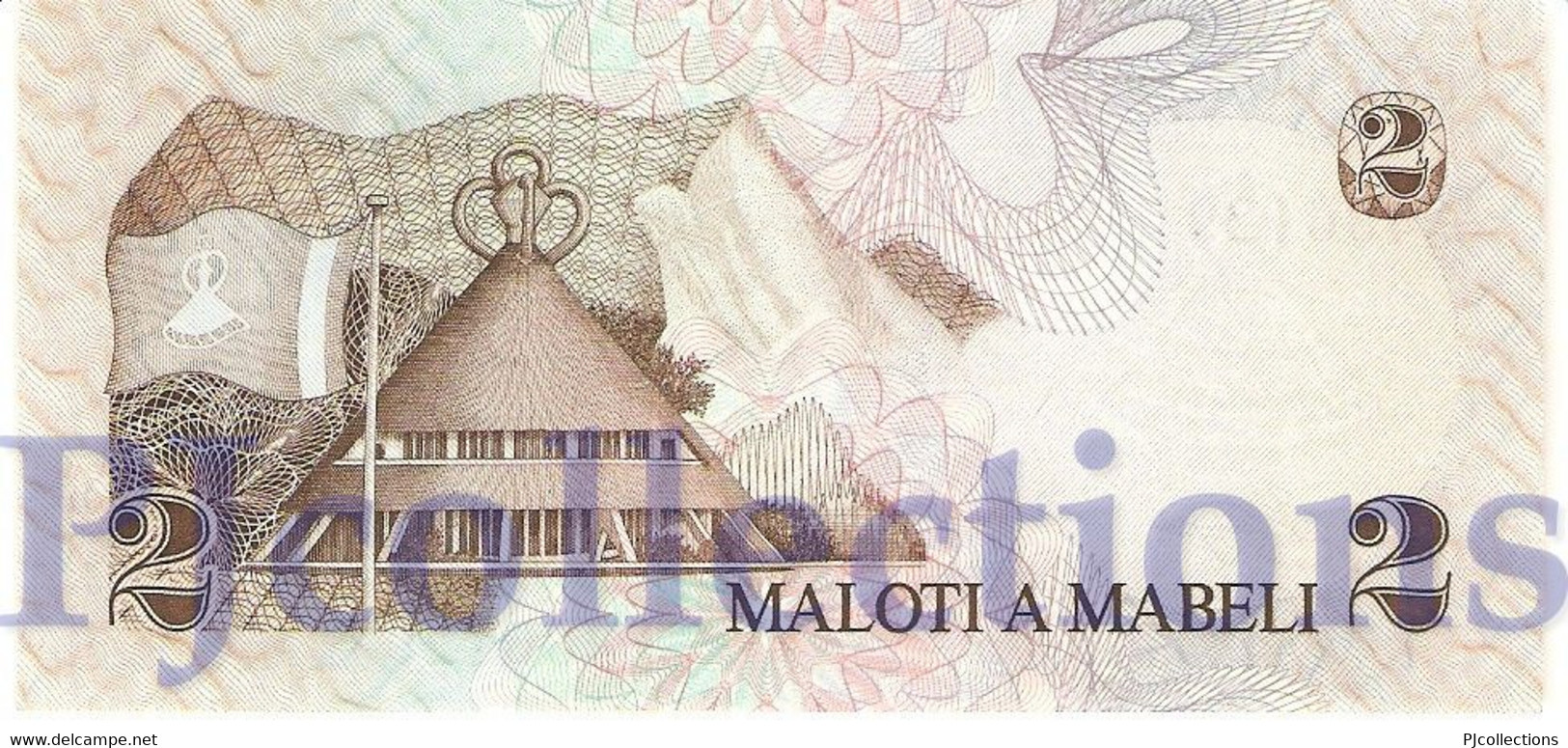 LESOTHO 2 MALOTI 1979 PICK 1a UNC - Lesoto