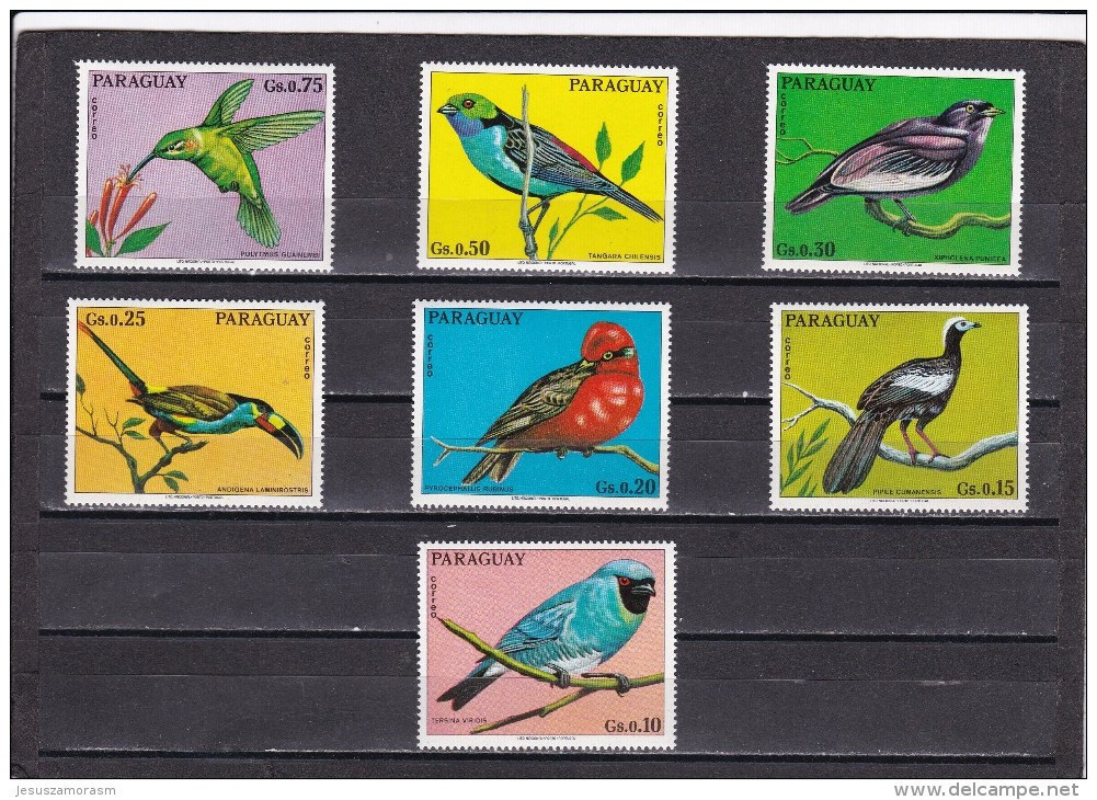 Paraguay Serie Pajaros - Paraguay