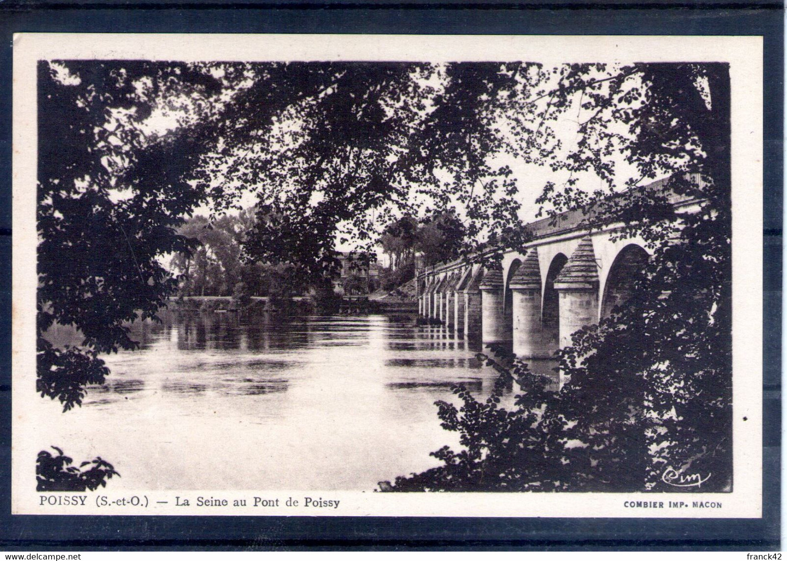 78. La Seine Au Pont De Poissy - Poissy