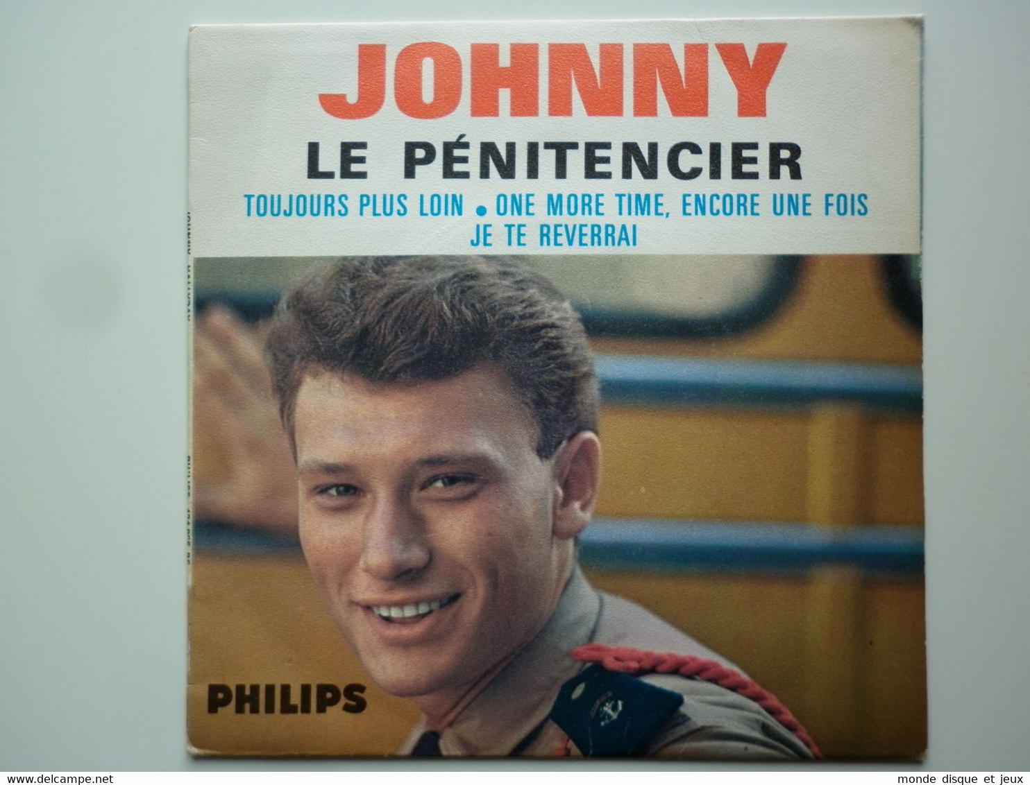 Johnny Hallyday 45Tours EP Vinyle Le Pénitencier Papier Imp S.P.P. Paris Sans Référence Mint - 45 T - Maxi-Single
