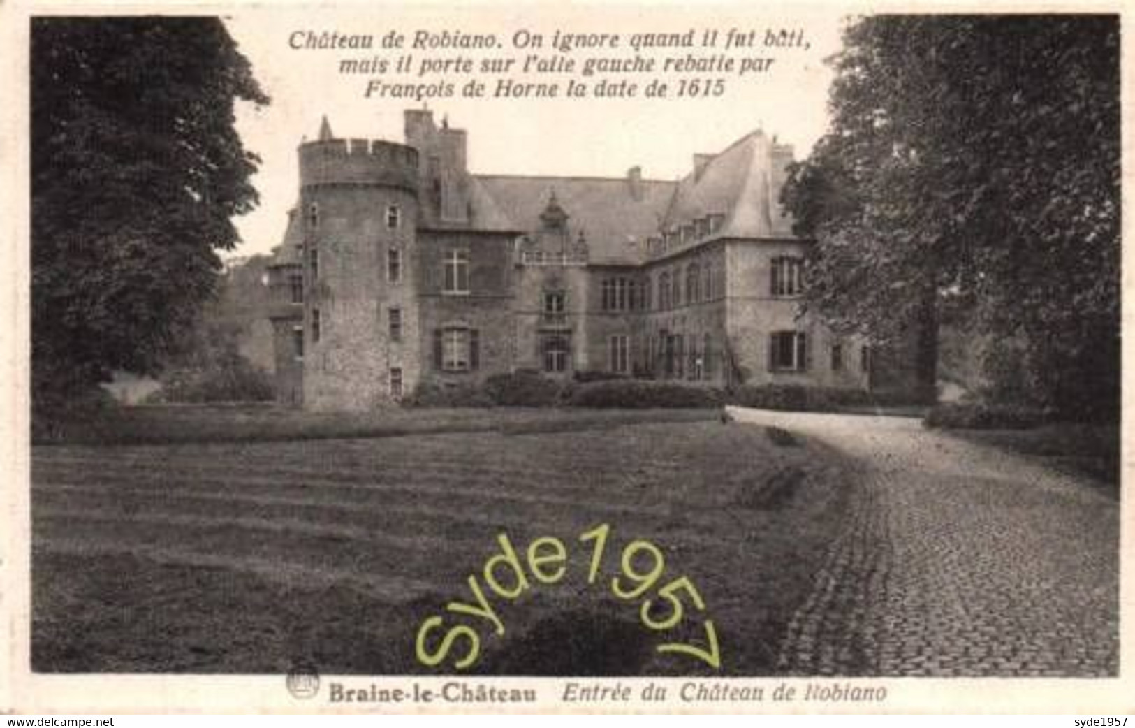 Braine-le-Château - Entrée Du Château De Robiano - Braine-le-Chateau